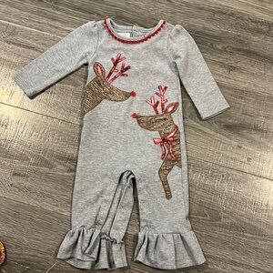 Mud pie Christmas romper
